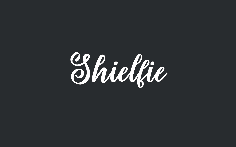 Shielfie font big