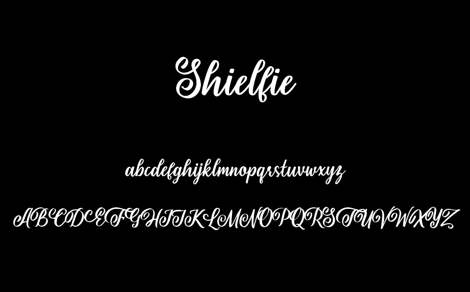 Shielfie font