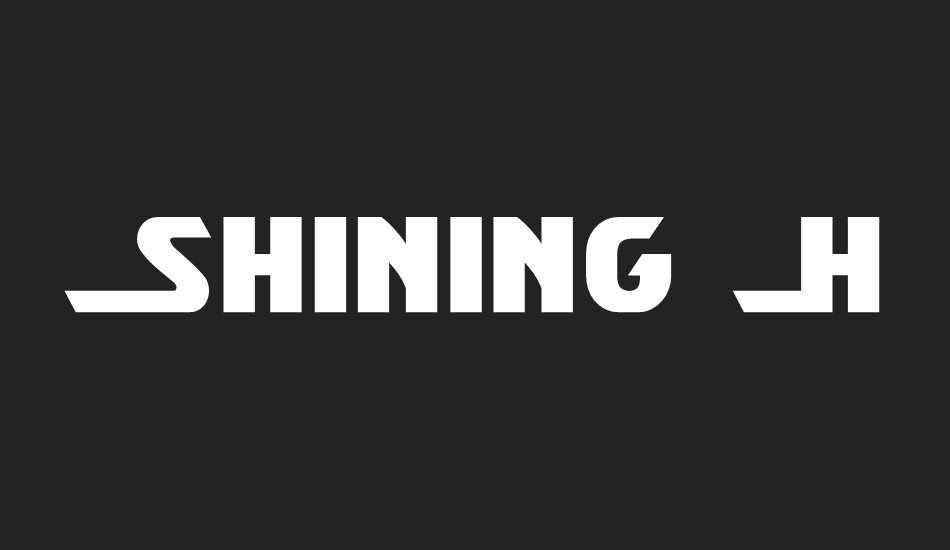 shining-herald font big