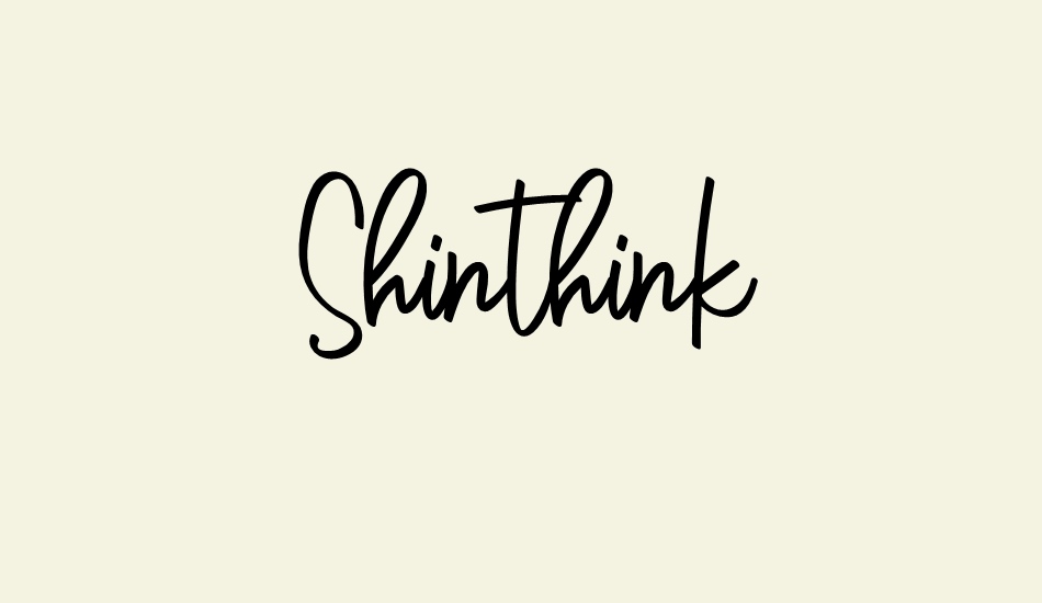 shinthinkfree font big