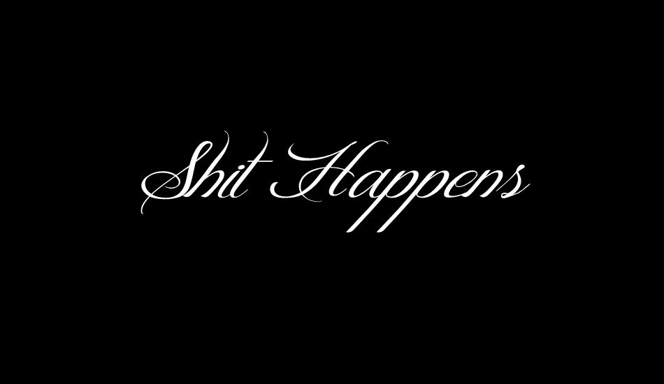 shit-happens font big