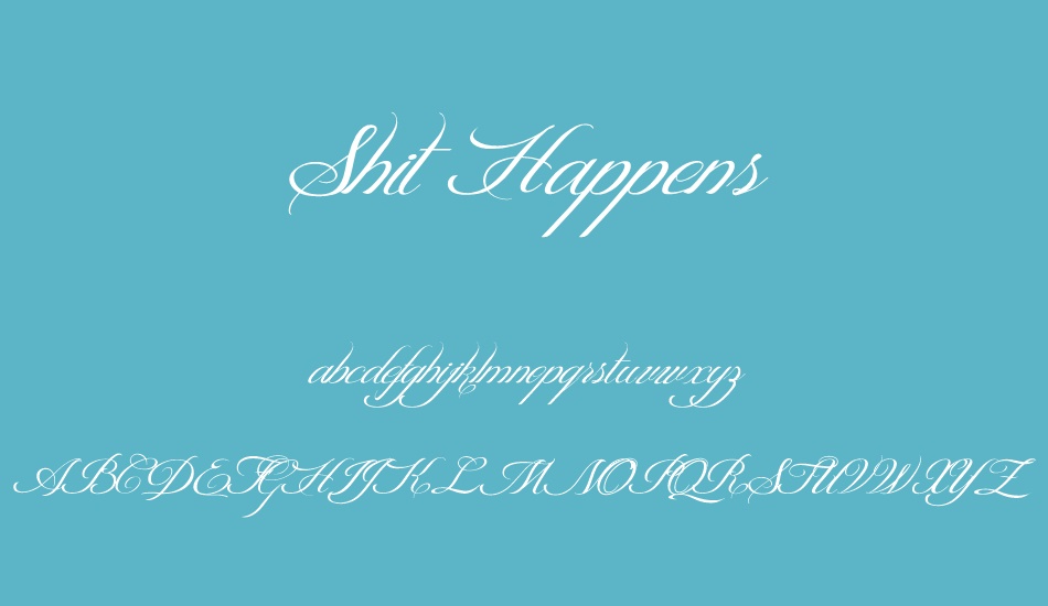 shit-happens font