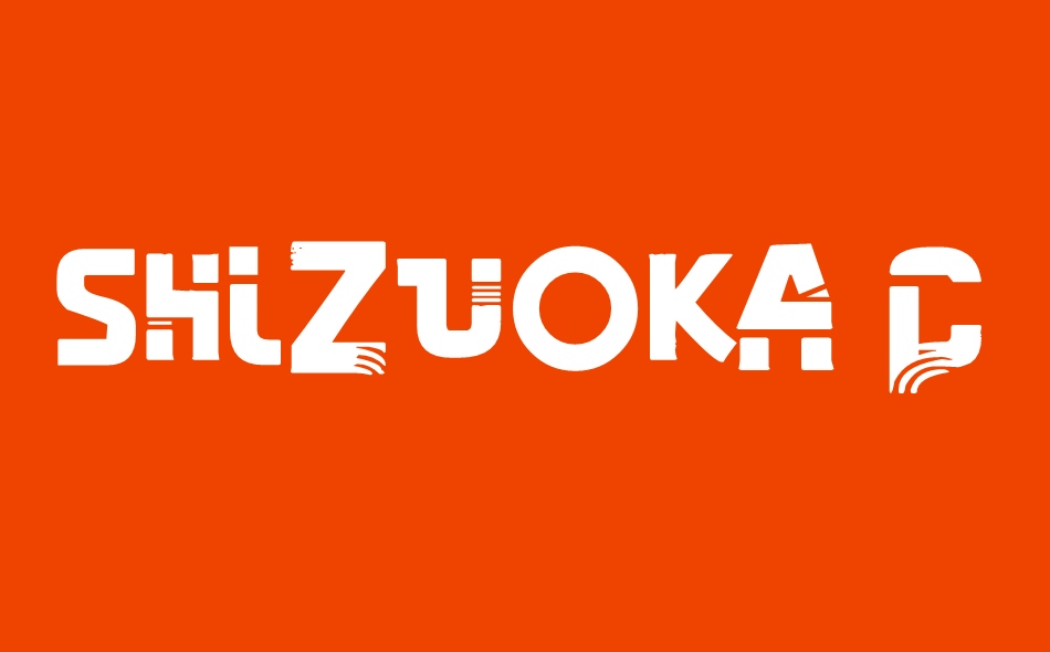 Shizuoka Cyberpunk font big