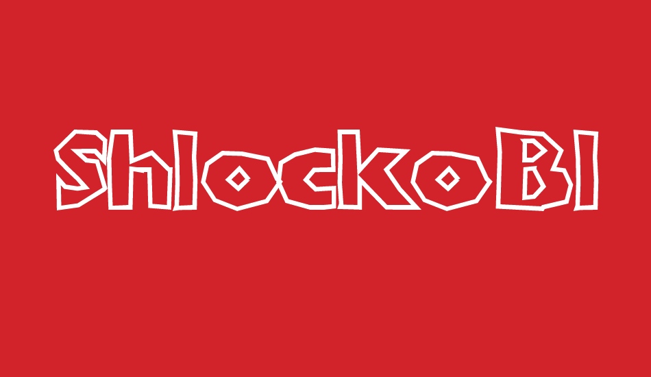 shlockoblockooutline font big