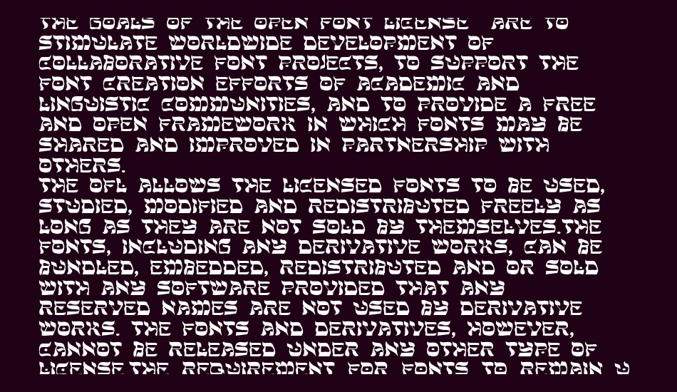 sholom font 1