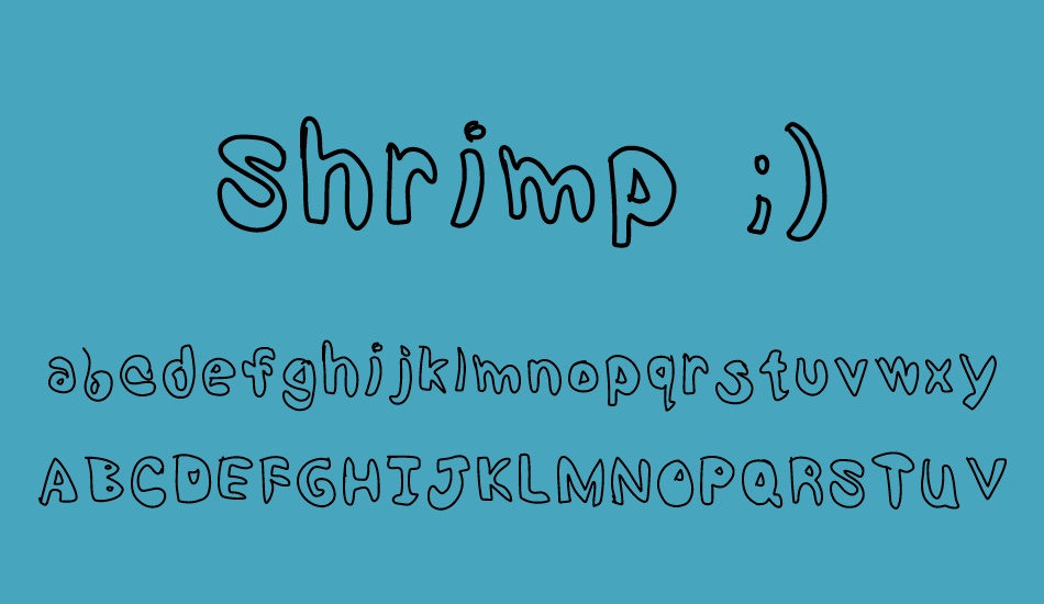 shrimp-;) font