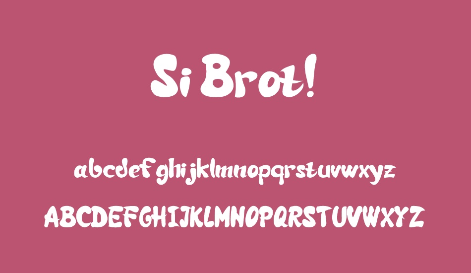 si-brot font