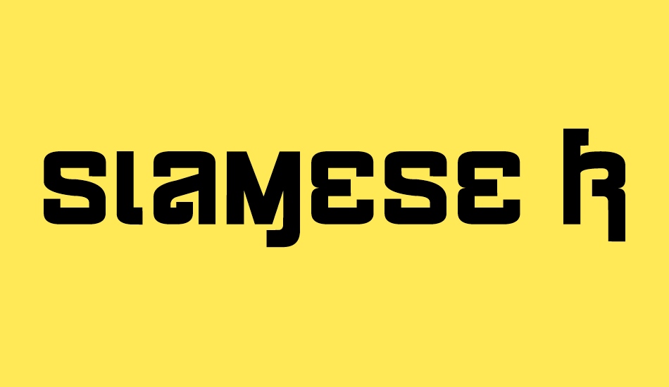 siamese-katsong font big