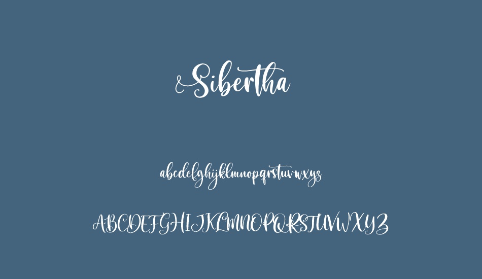 sibertha font