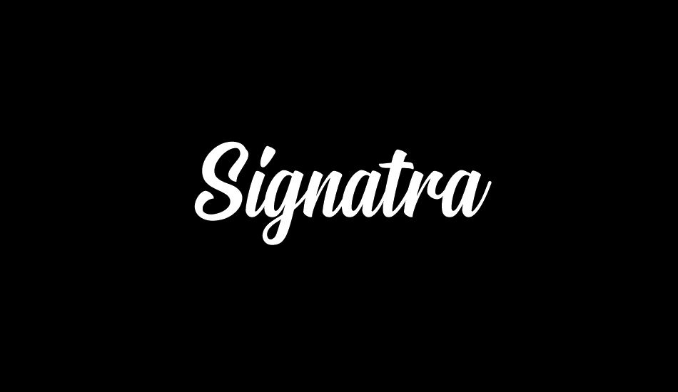 signatra-demo font big