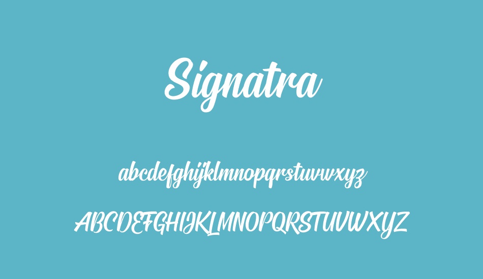 signatra-demo font