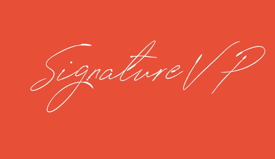 signaturevp font big