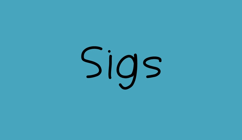 sigs font big