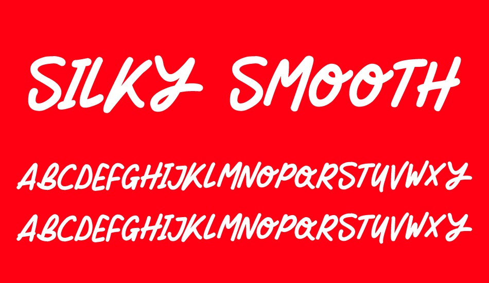 silky-smooth font