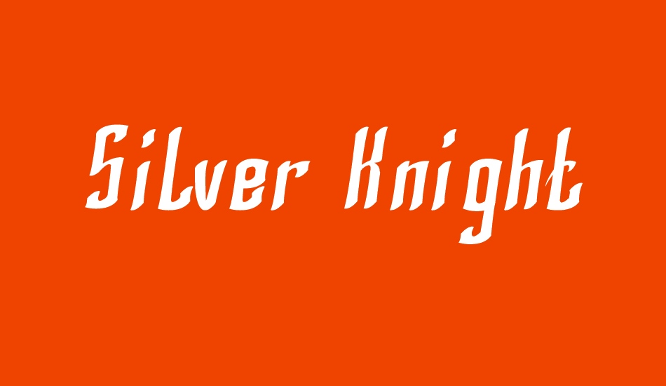 silver-knight font big