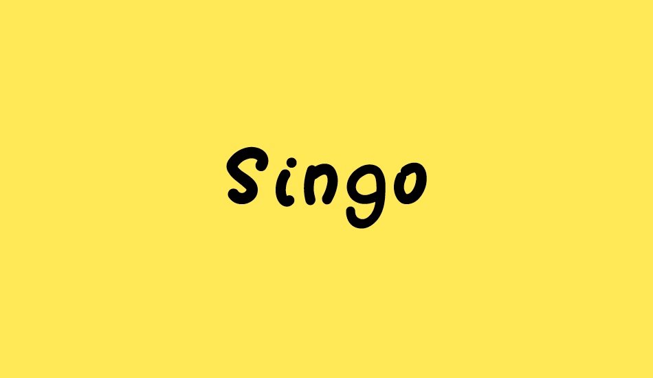 singo font big