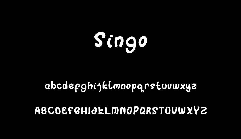 singo font