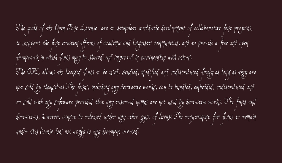 sinistersam font 1