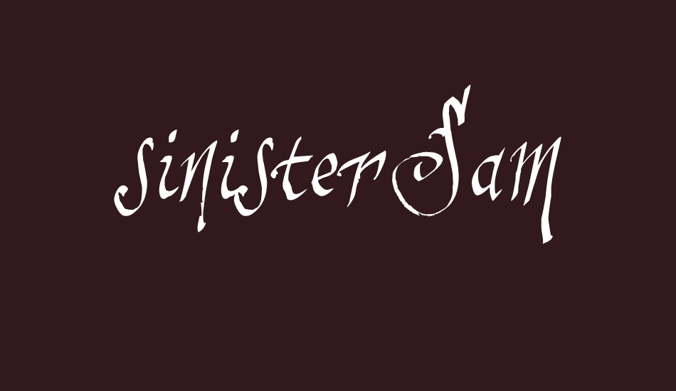 sinistersam font big