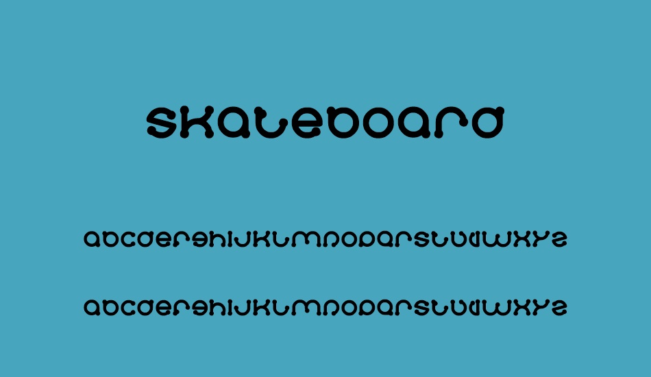 skateboard font