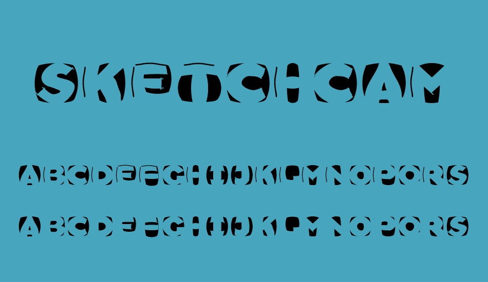 sketchcameosround font