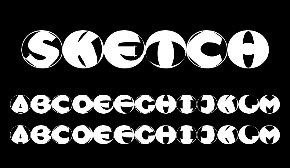 sketchround font