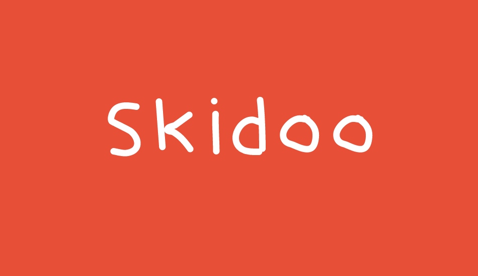 skidoo font big