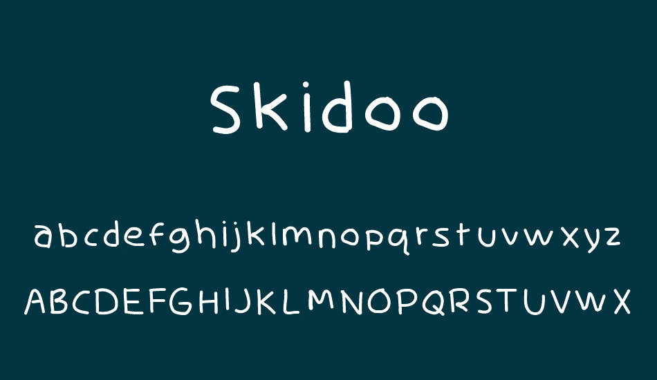 skidoo font