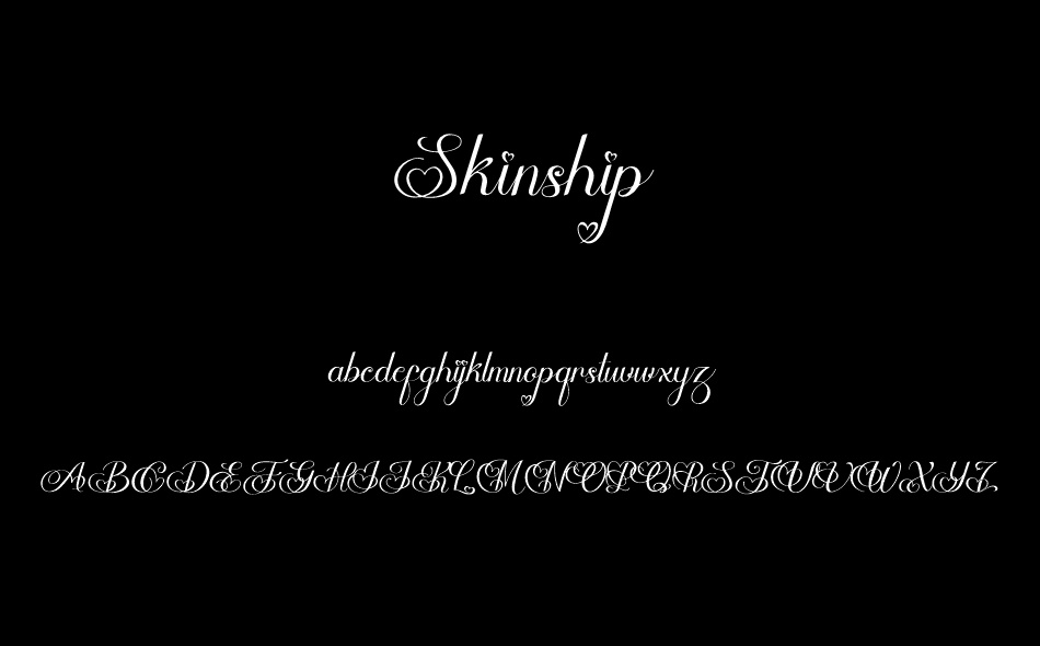 Skinship font