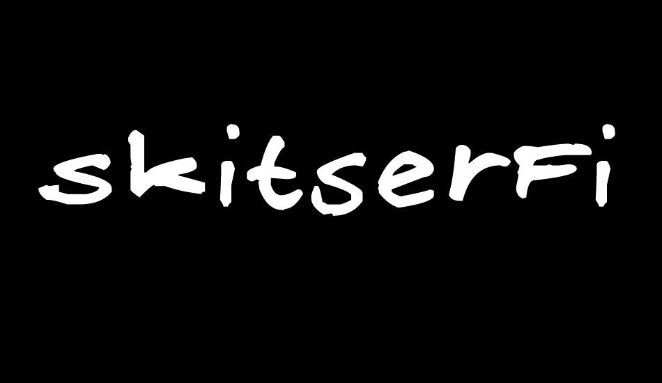 skitserfineliner font big