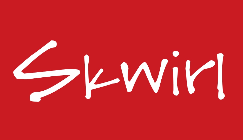 skwirl font big