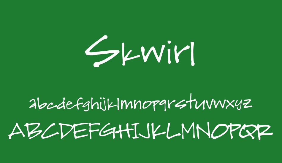 skwirl font