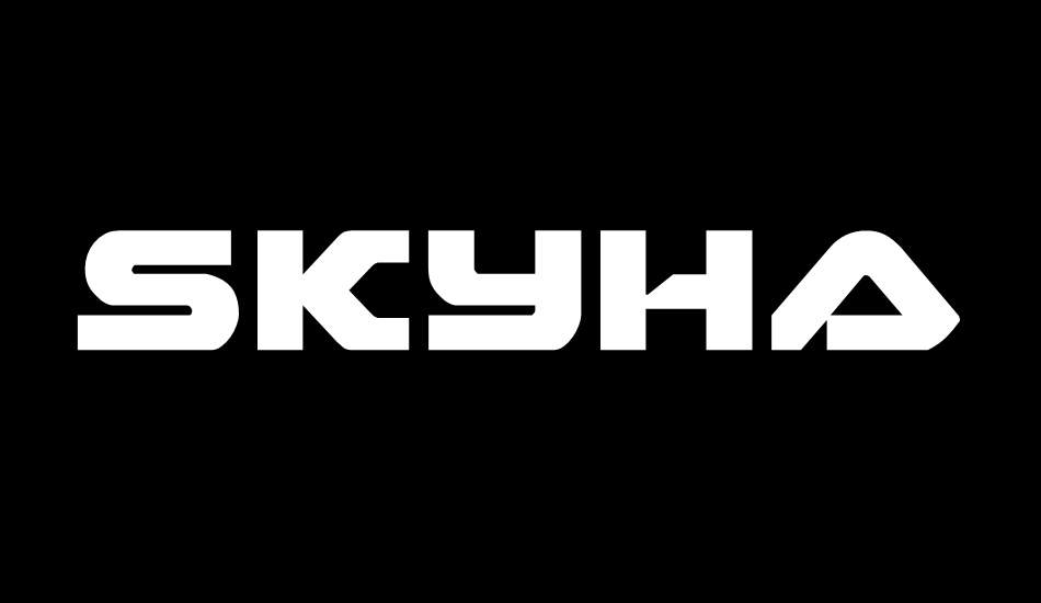 skyhawk font big