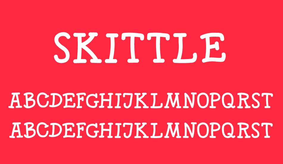 skıttle font