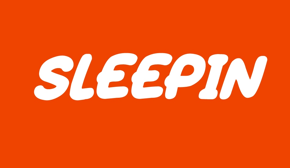 sleeping font big