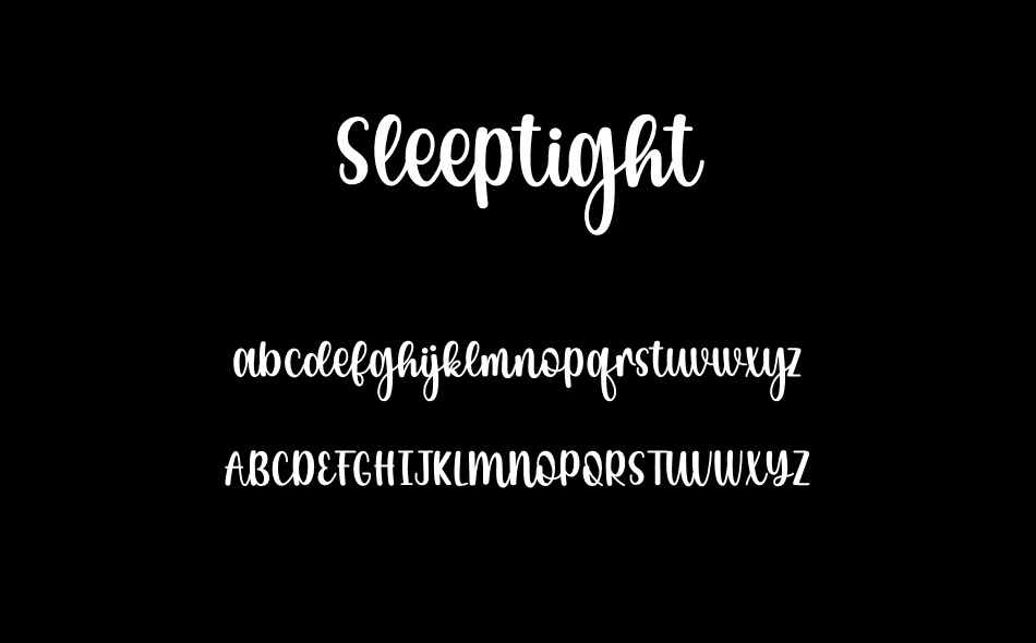 Goodnight font