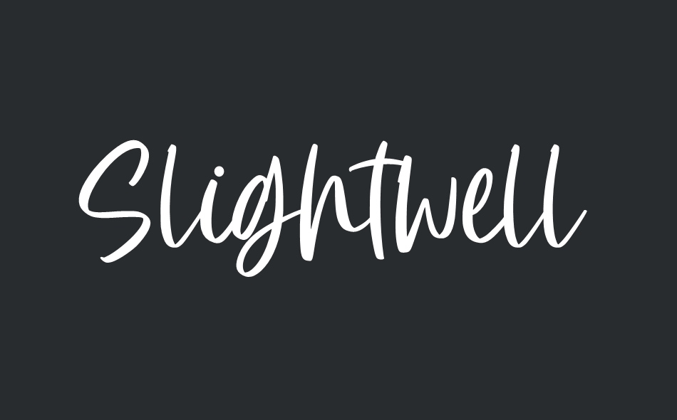 Slightwell font big