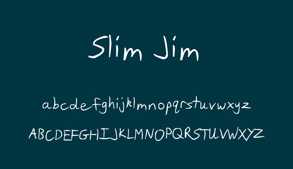 slim-jim font