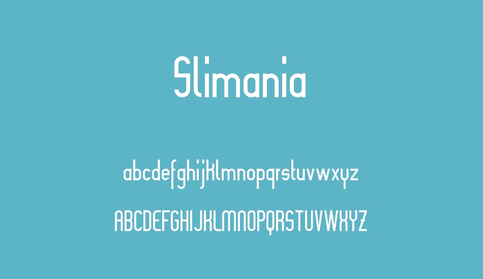 slimania font