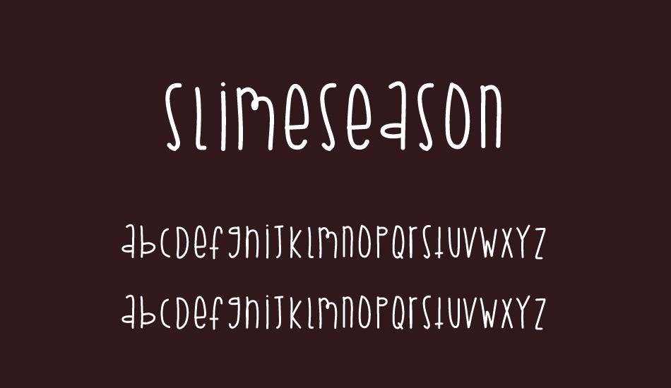 slimeseason font