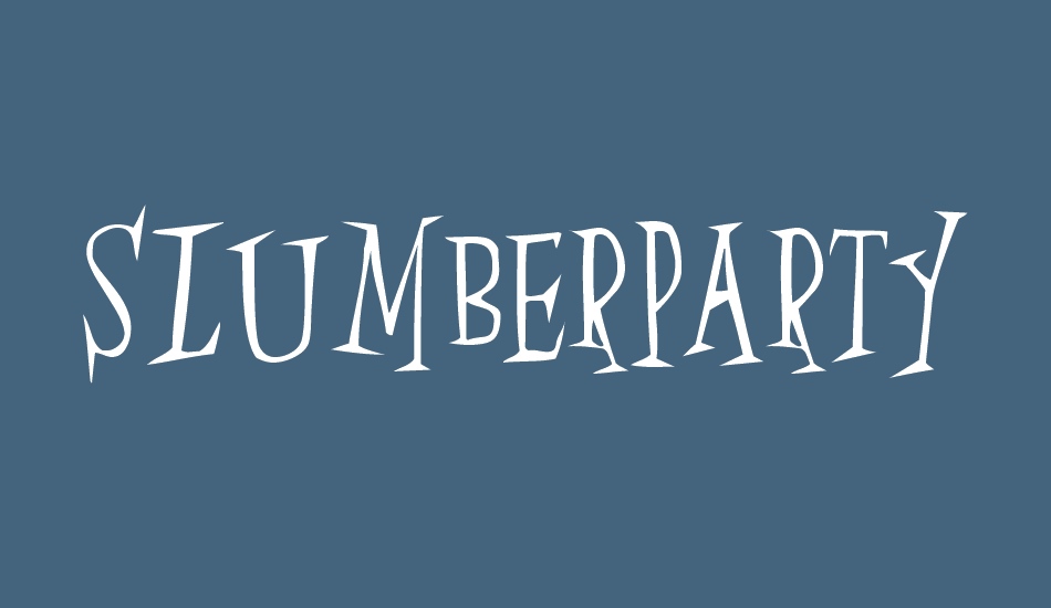 slumberparty font big