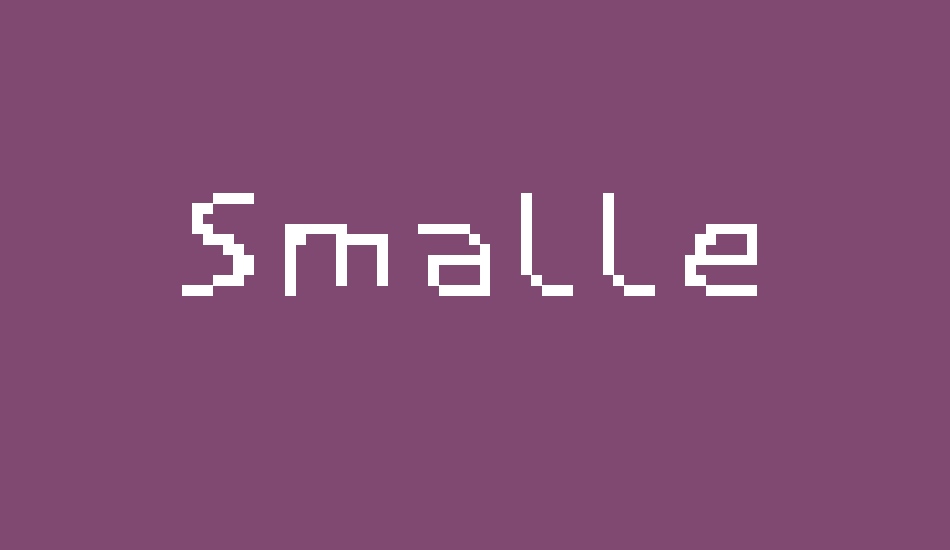 smalle font big