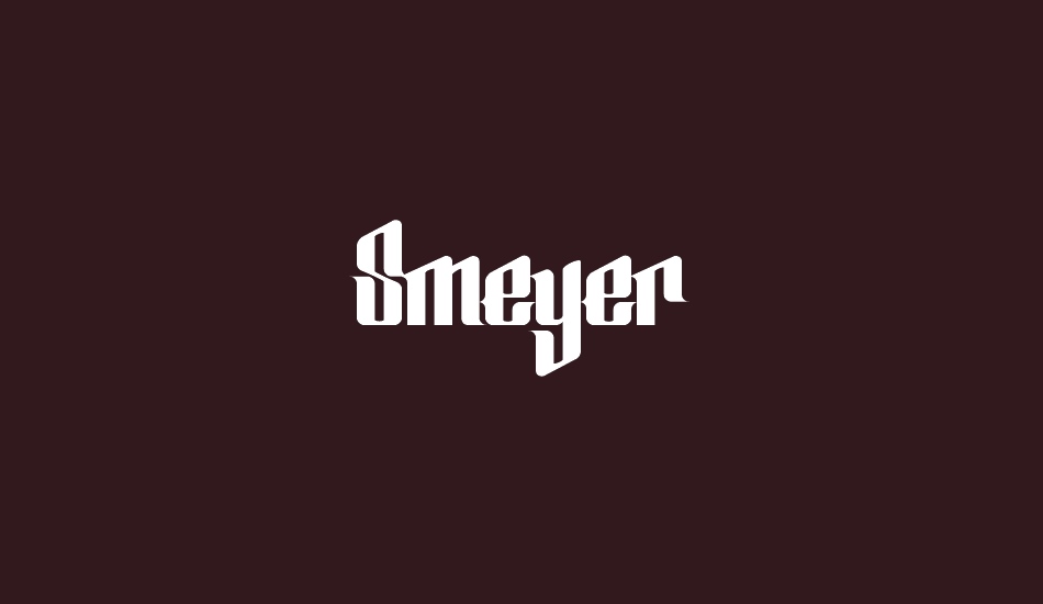 smeyer font big