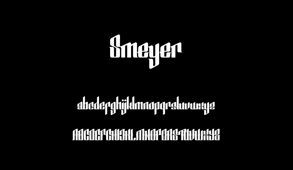 smeyer font