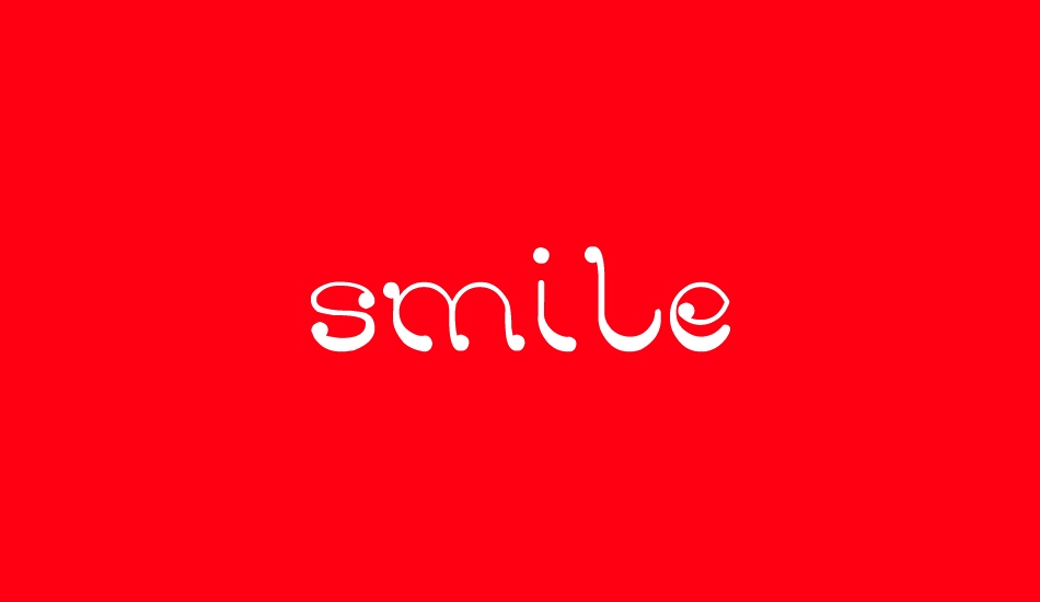 smile font big