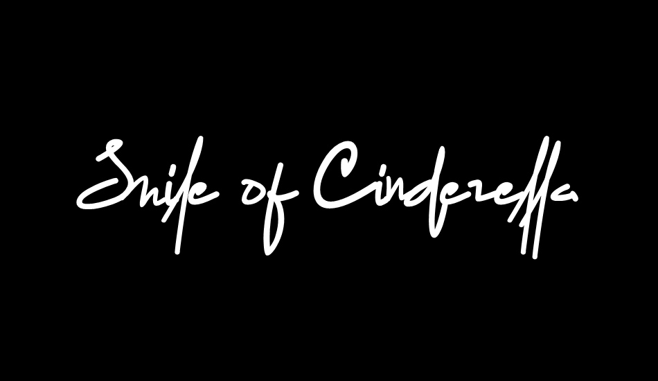 smile-of-cinderella font big