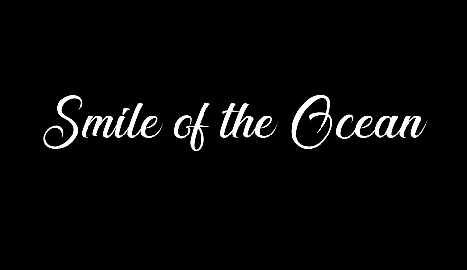 smile-of-the-ocean font big