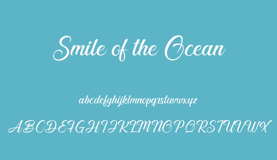 smile-of-the-ocean font