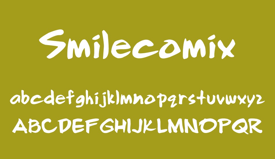 smilecomix font