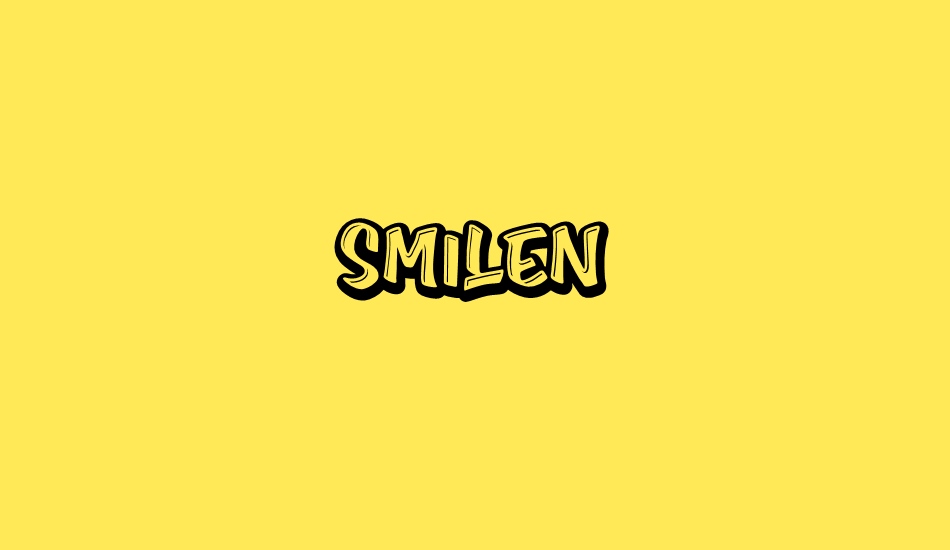 smilen font big